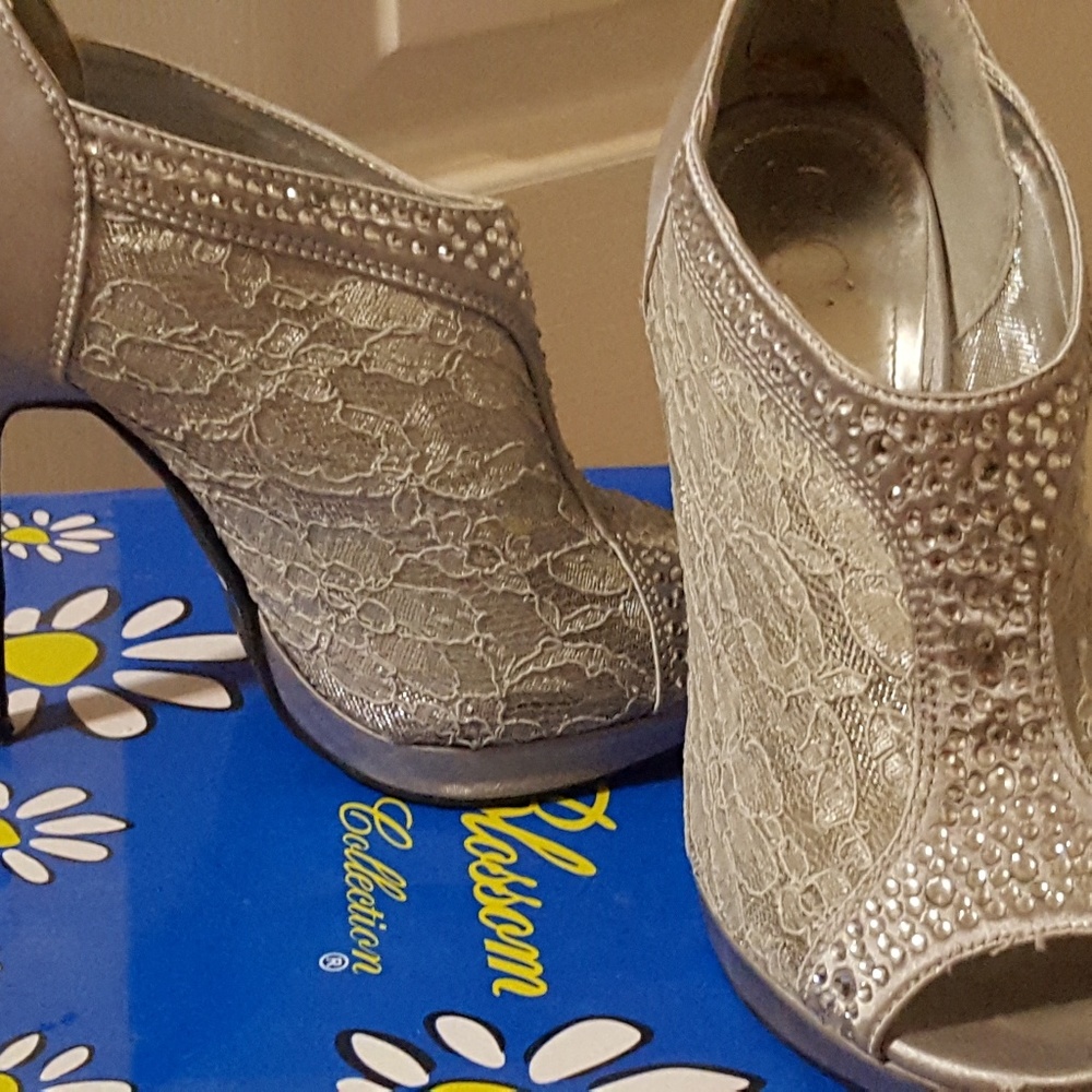 Silver shoes